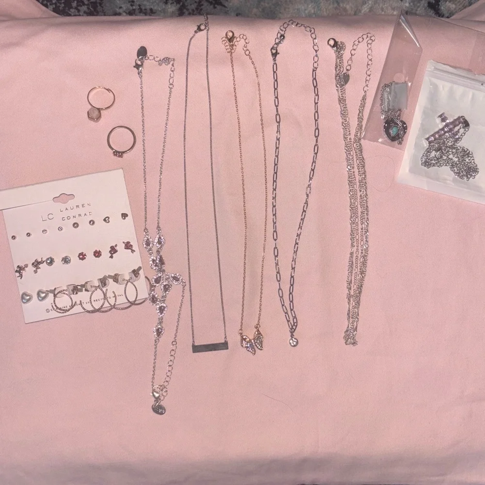 Earrings set , necklaces , bracelet , women & girls jewelry bundle 22 pieces